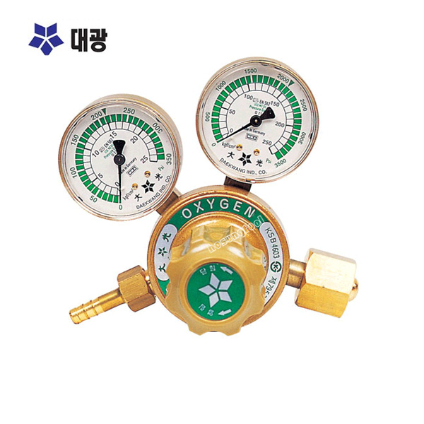 대광 산소 OX 조정기 DK-301 가스 게이지 압력계 : 호성툴