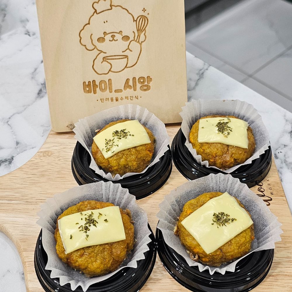 [강아지 수제간식]치즈함박 : 바이 시앙
