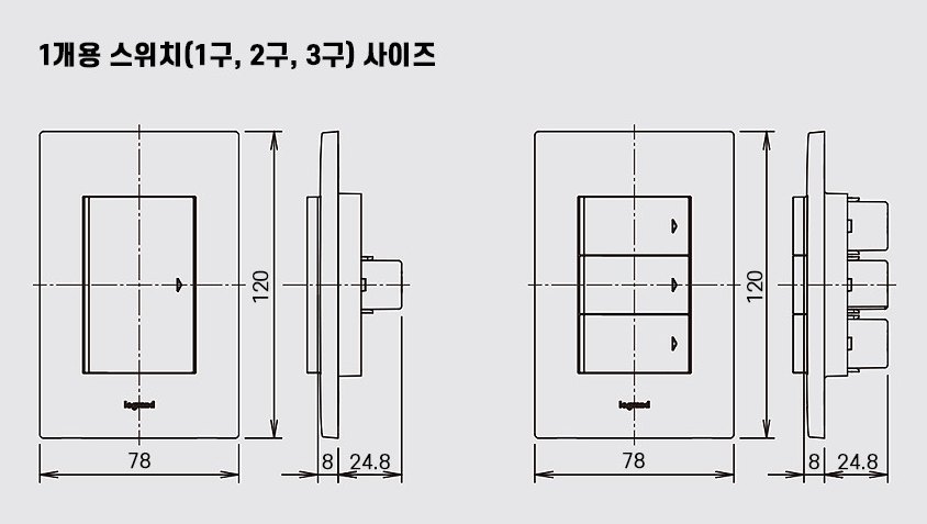 르그랑 아펠라 화이트 매입 2구 콘센트 : 더쎈조명