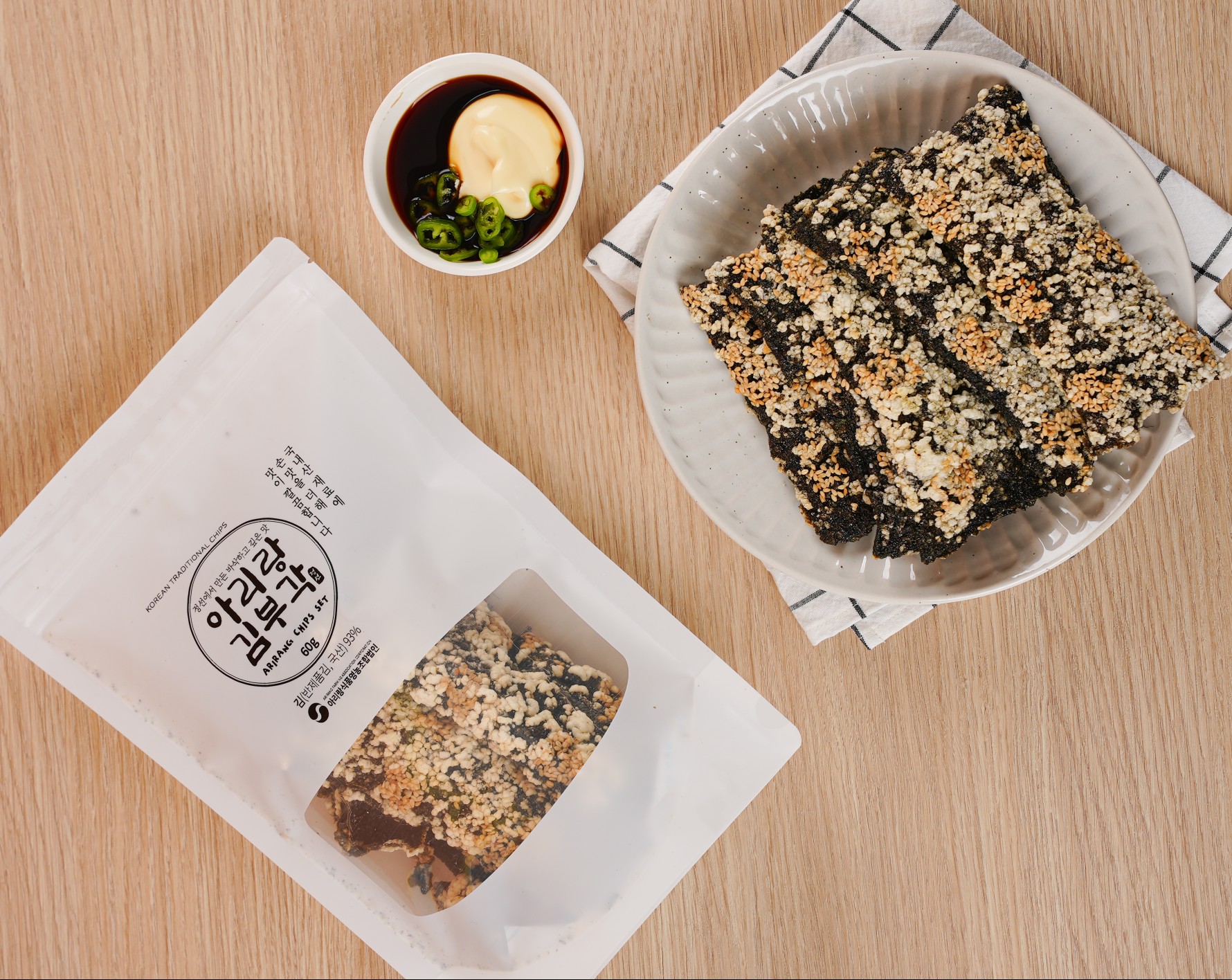 찹쌀 수제 김 부각 : 아리랑식품