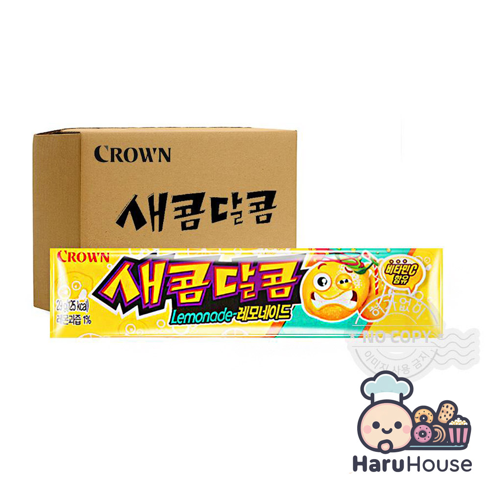 크라운 새콤달콤 레모네이드 29g 90개 : 하루의집