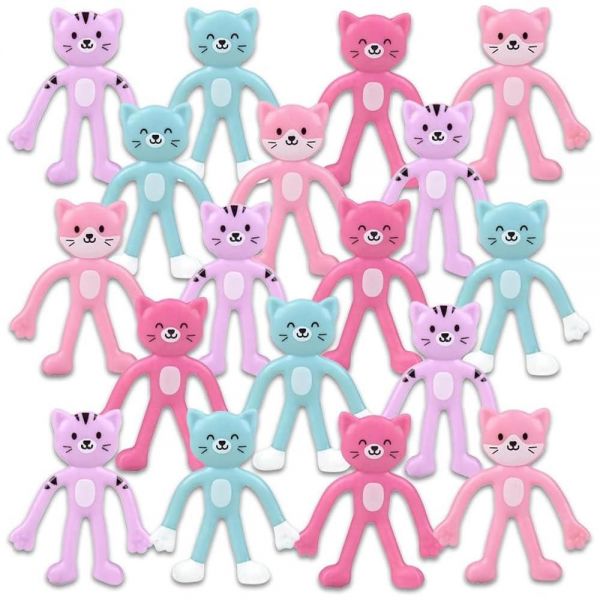 Rhode Island Novelty 2.25 Mini Bendable Cats : 베가스레오