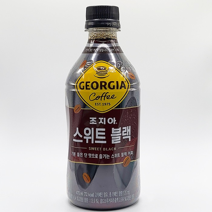 조지아 커피 470ml 블랙 12개 + 스위트블랙 12개 : 안녕새참