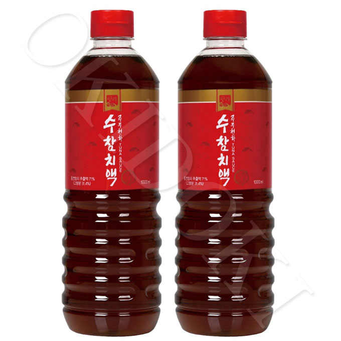 코스트코 한라 수 참치액 1L(1000ml) x 2개탕 소스 맛 간장 참치액젓 : 오키도키