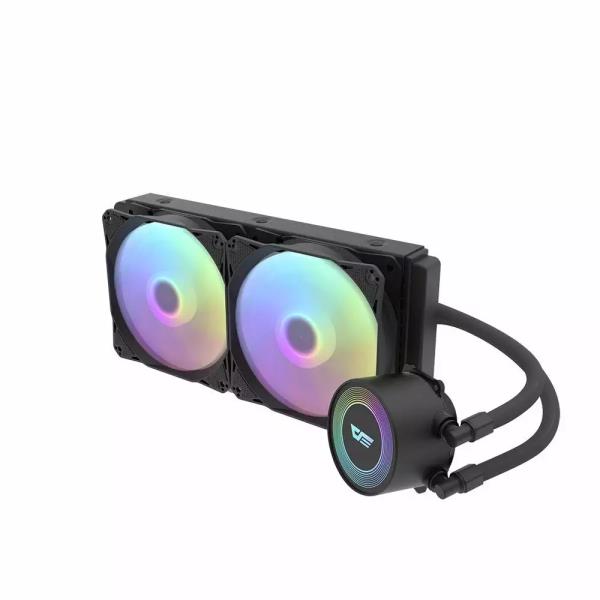 Darkflash DA240 수냉 PC 케이스 CPU 쿨러 팬 워터 Rgb 용 음소거 컴퓨터 : 나나나스 슈퍼