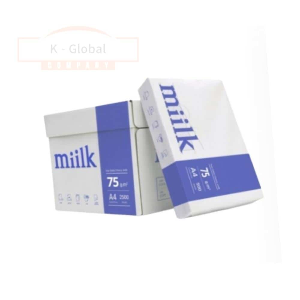 밀크 복사용지 75g 2500매 1박스 밀크75G 프린터종이 에이포용지 : 케이글로벌컴퍼니