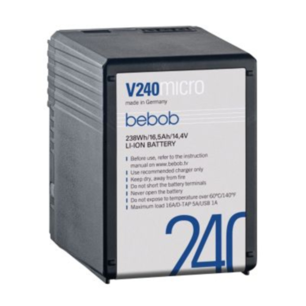 Bebob 비밥 V240MICRO 마이크로 V-마운트 리튬 이온 배터리 : 태양글로벌