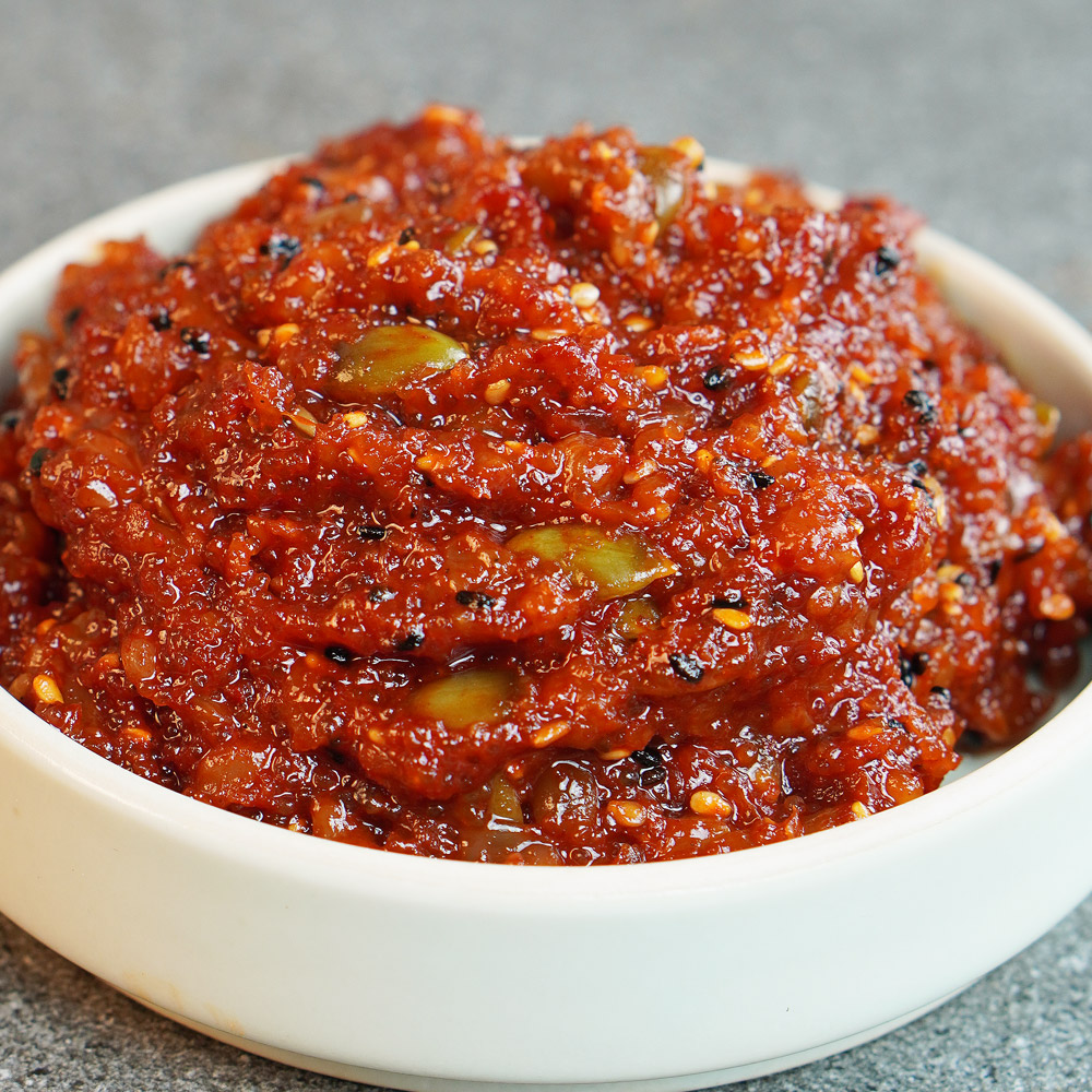 씨앗젓갈 씨앗젓 밑반찬 5kg 10kg 비빔 오징어 청어알젓 업소용 대용량 식당용 밥반찬 : 바다조아