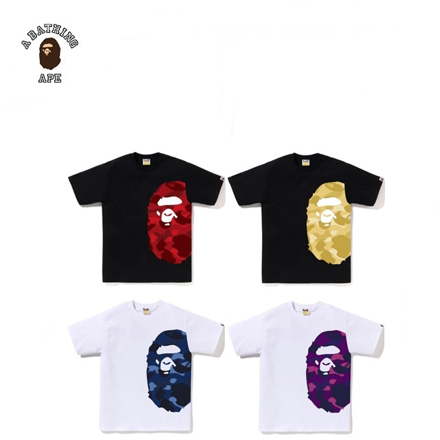 베이프 컬러 카모 사이드 빅 에이프 헤드 반팔티 COLOR CAMO SIDE BIG APE HEAD TEE : 에비뉴도쿄