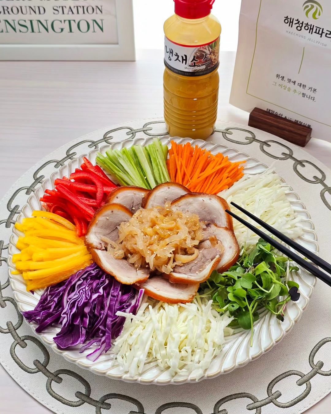 꼬들 해파리 냉채 족발 200g 즉석 해파리 65g : 해청해파리