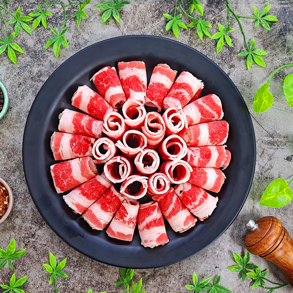 수입소고기 우삼겹 삼겹양지 초이스등급 두꺼운 앏은 우삼겹 1kg(500g 2개) : 엄마 손맛