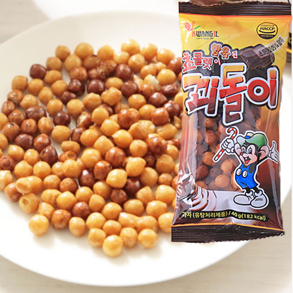 광일제과 꾀돌이 40gX10개 옛날 추억의 과자 문방구 불량식품 : 하루상점