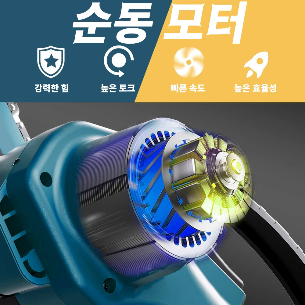 Koopa Tool 21V 2000/3000mAh 배터리로 구동되는 미니 전기톱 6인치 코드라스 충전식 휴대용 소형 : 추니유통