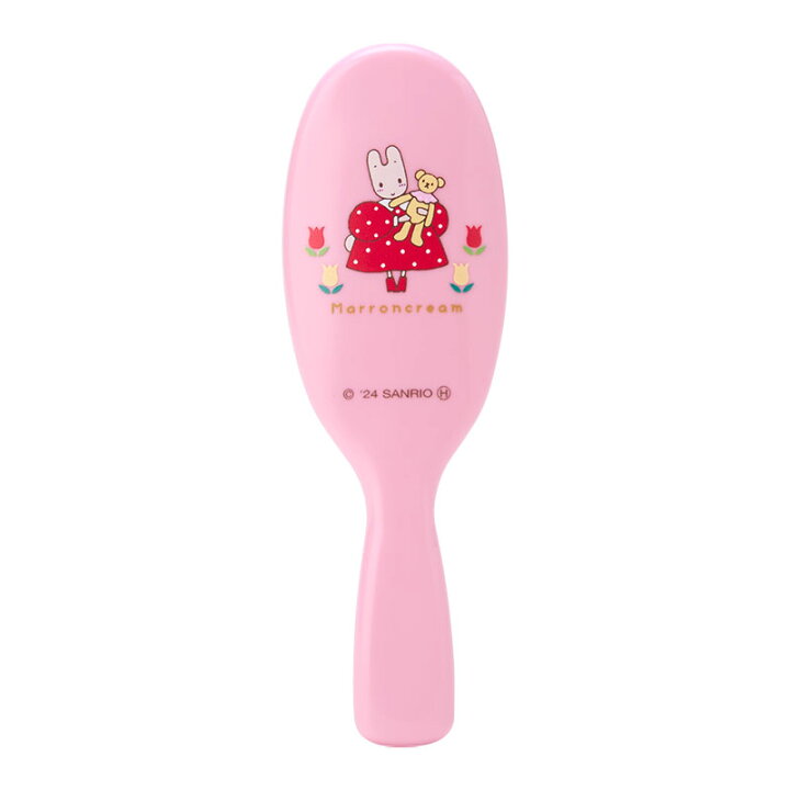 산리오 마론크림 헤어브러쉬 오일브러시 빗 : 와와베베