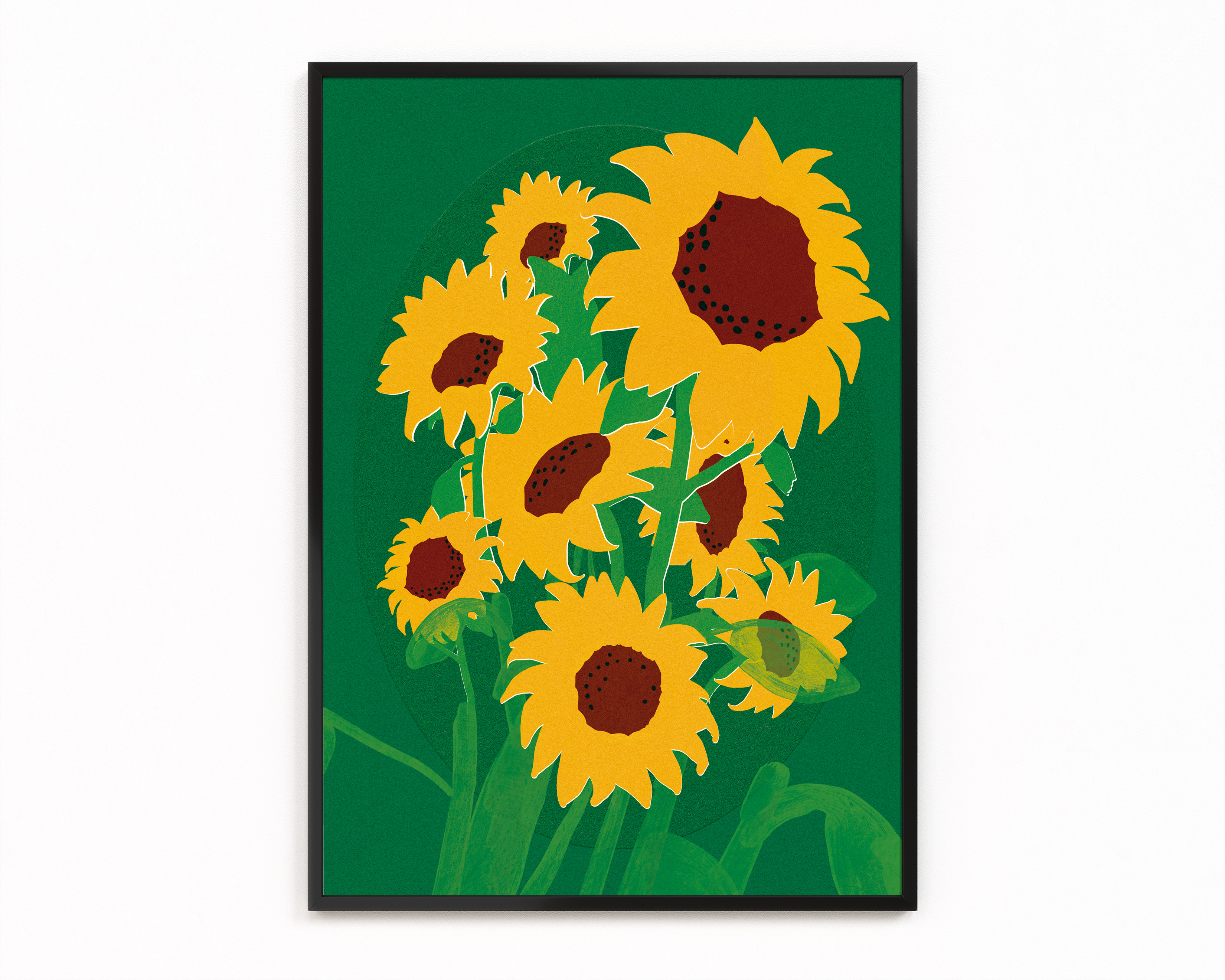 [only YRL] GREEN HEBARA MONEY interior art poster 인테리어 아트포스터 : 유어러브드