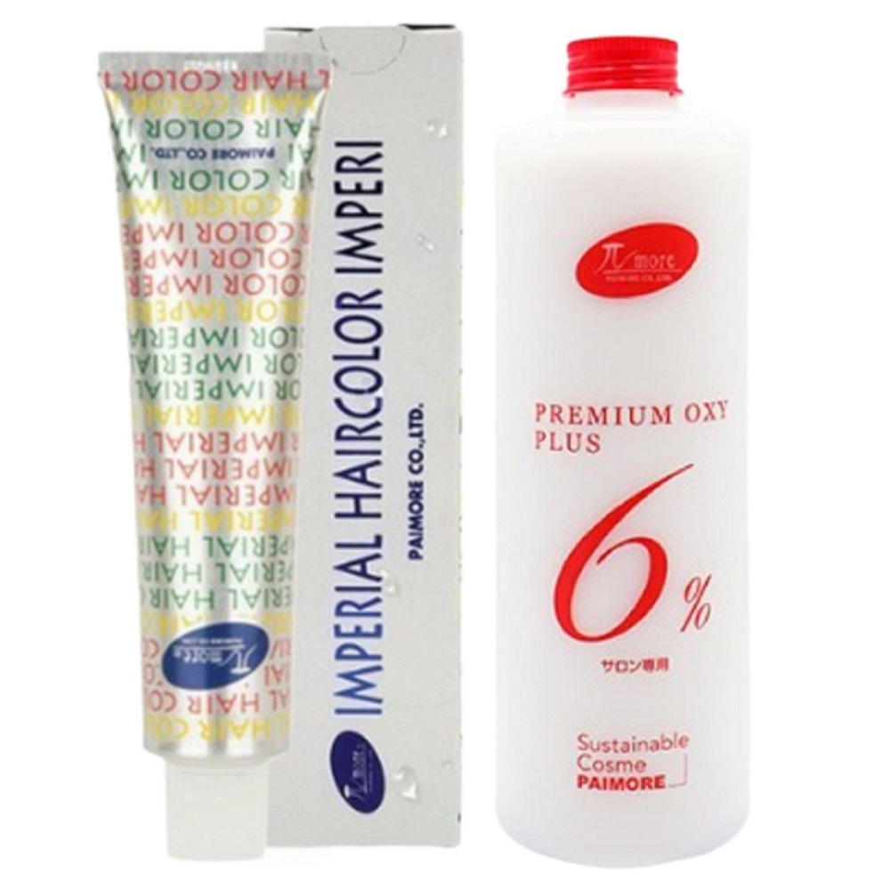 파이모아 임페리얼 네추럴 브라운GN 헤어 컬러 염색약 새치용 90g+산화제 1,000ml : 모아미용재료