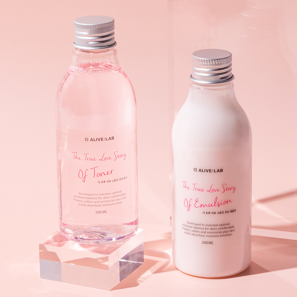 얼라이브랩 더 트루 러브 스토리 오브 토너 200ml X 에멀전 200ml 로즈워터세트 : 얼라이브랩