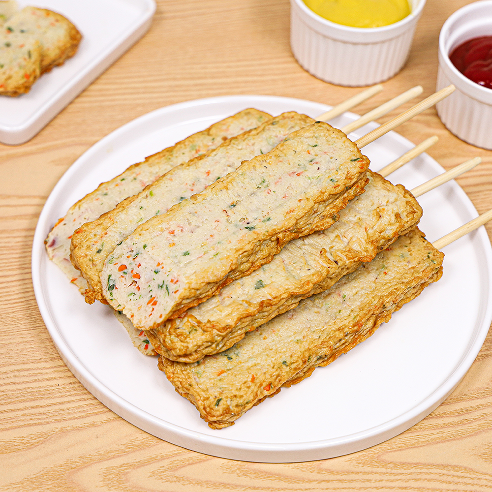 (천용 대게좋아) HACCP해품게살어묵핫바(붉은대게+오징어) 100g 30개 총3kg : 천용 대게좋아