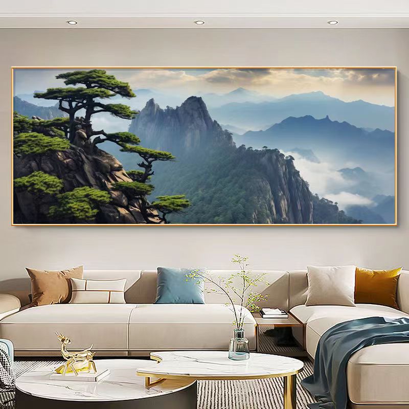 돈들어오는그림 액자 산 풍경 모던 인테리어액자 집들이선물 거실그림 소형 아트군성 : 아트군성