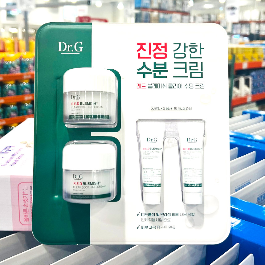 닥터지 레드 블레미쉬 수딩크림 50ml x 2개 + 10ml x 2개입 2개 코스트코 : 슬기로운행복마트
