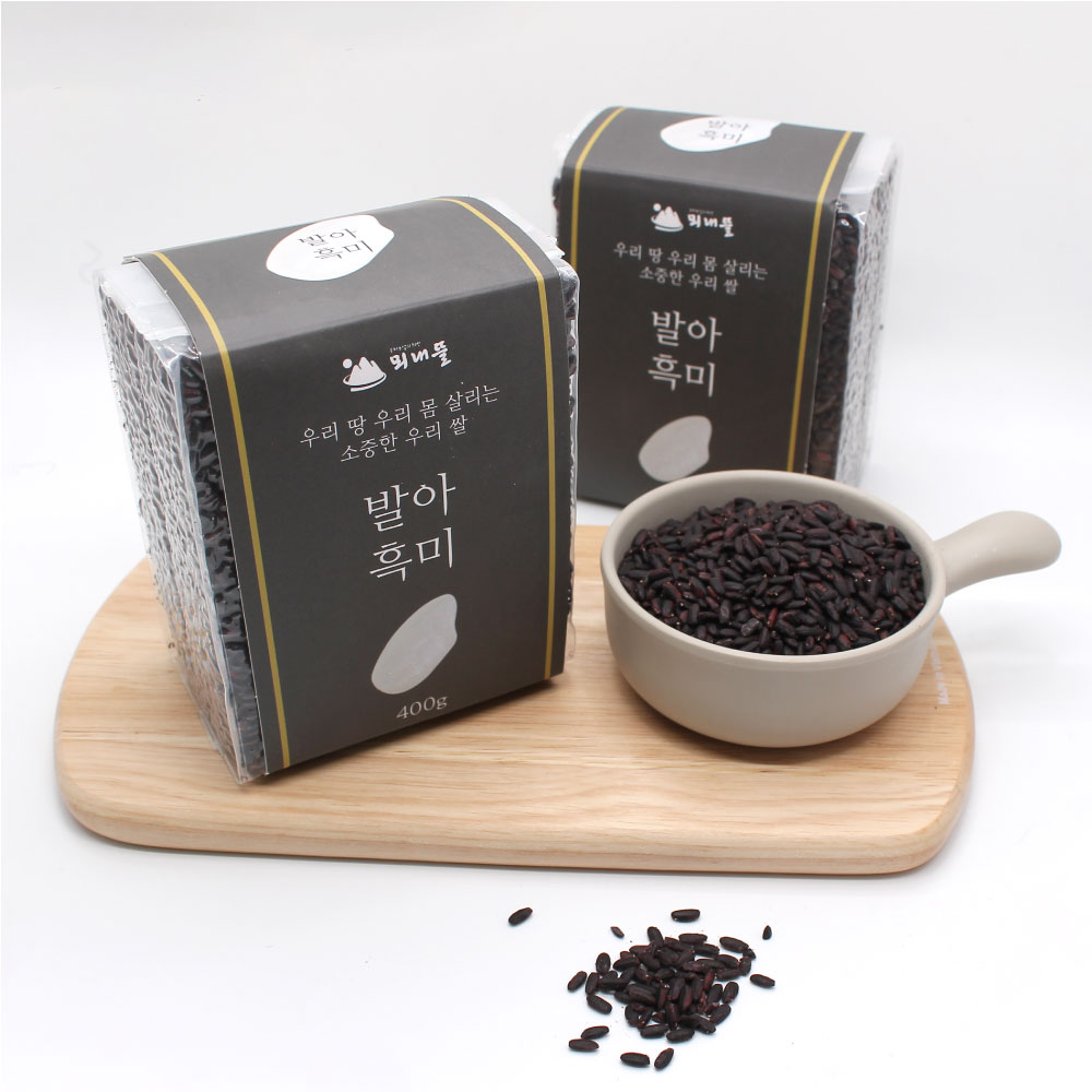 유기농 뫼내뜰 발아찰흑미  (진공포장+유기농+발아찰흑미) : 뫼내뜰영농조합법인식품2공장