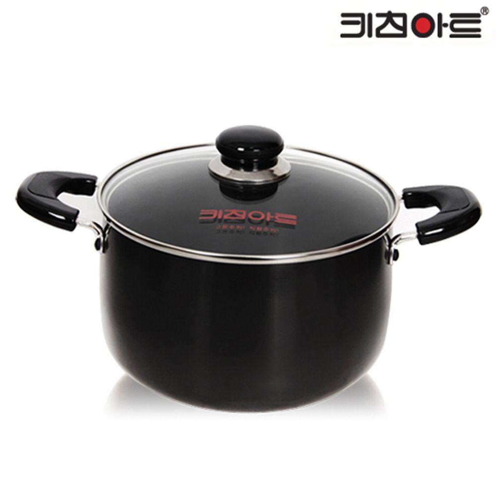 쥬노 들통 곰탕솥 블랙 경질 찜기 28 냄비 곰솥 주방용 찜솥 곰통 : 뉴더스