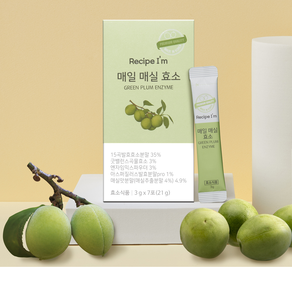 매일 매실 효소 속편한 발효 소화 효소 곡물 효소 3g 7포 : 레시피아임