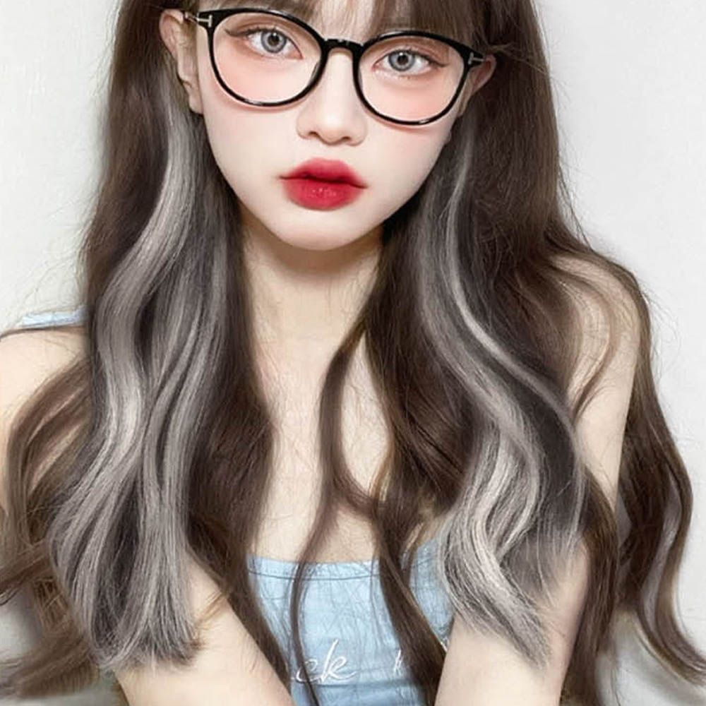 컬러 헤어 부분 붙임머리 셀프 옌예인 똑딱이 피스 브릿지 가발 연예인 핀 : 피엘티스