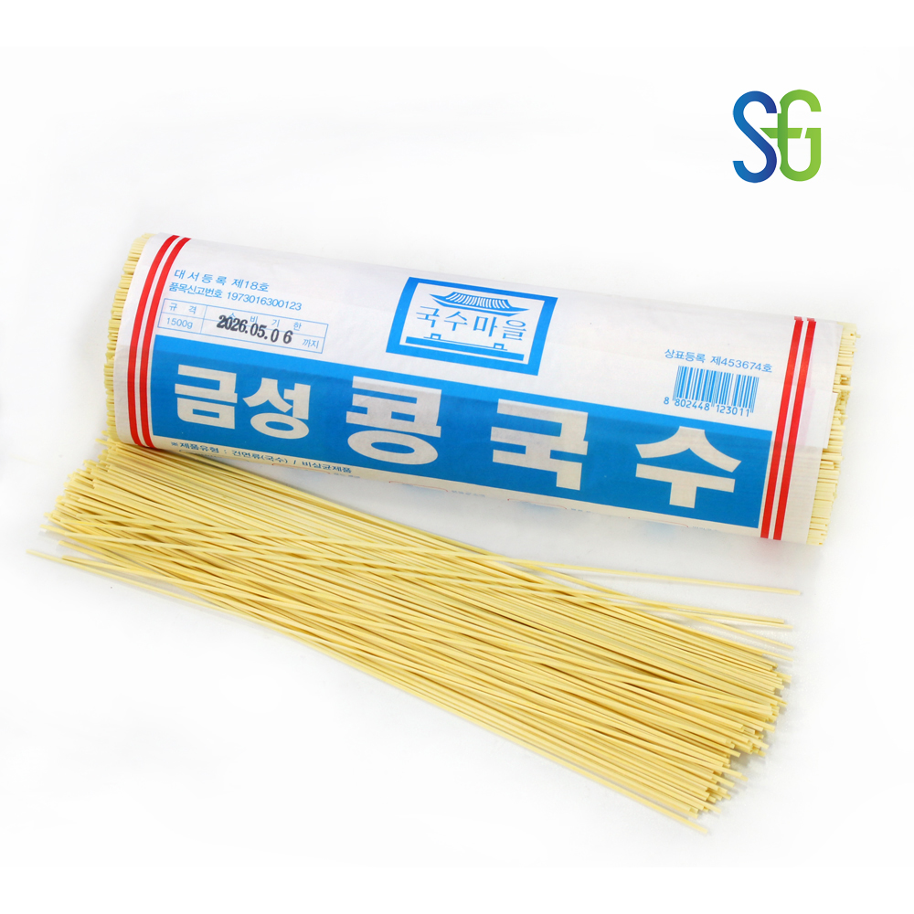 금성제면 금성 콩국수 1.5kg x 7개 콩국용 국수 : 세기유통
