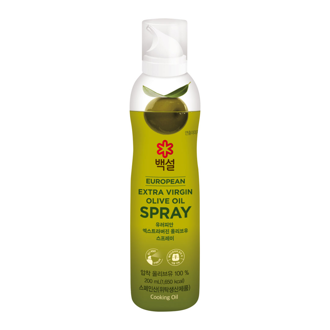 백설 유러피안 스프레이 오일 올리브유200ML+해바라기유200ML : CJ제일제당