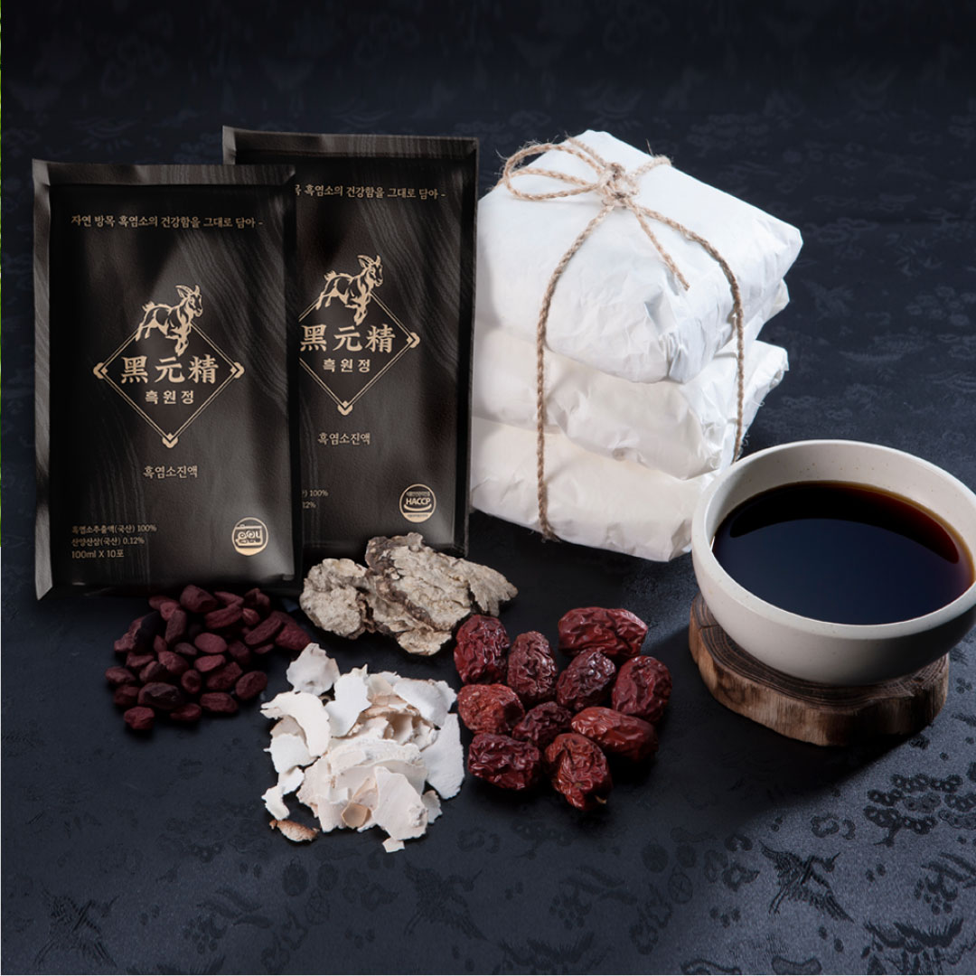 국산 토종 흑염소 진액 즙 액기스 흑원정 파워팩 (100ml x 30팩) : 라이프 글로우