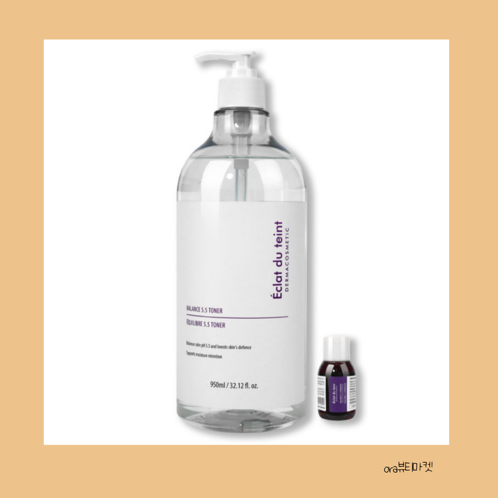 에끌라뒤땅 밸런스 5.5 수분 약산성 토너 950ml+프로모터 대용량토너 : ora뷰티마켓