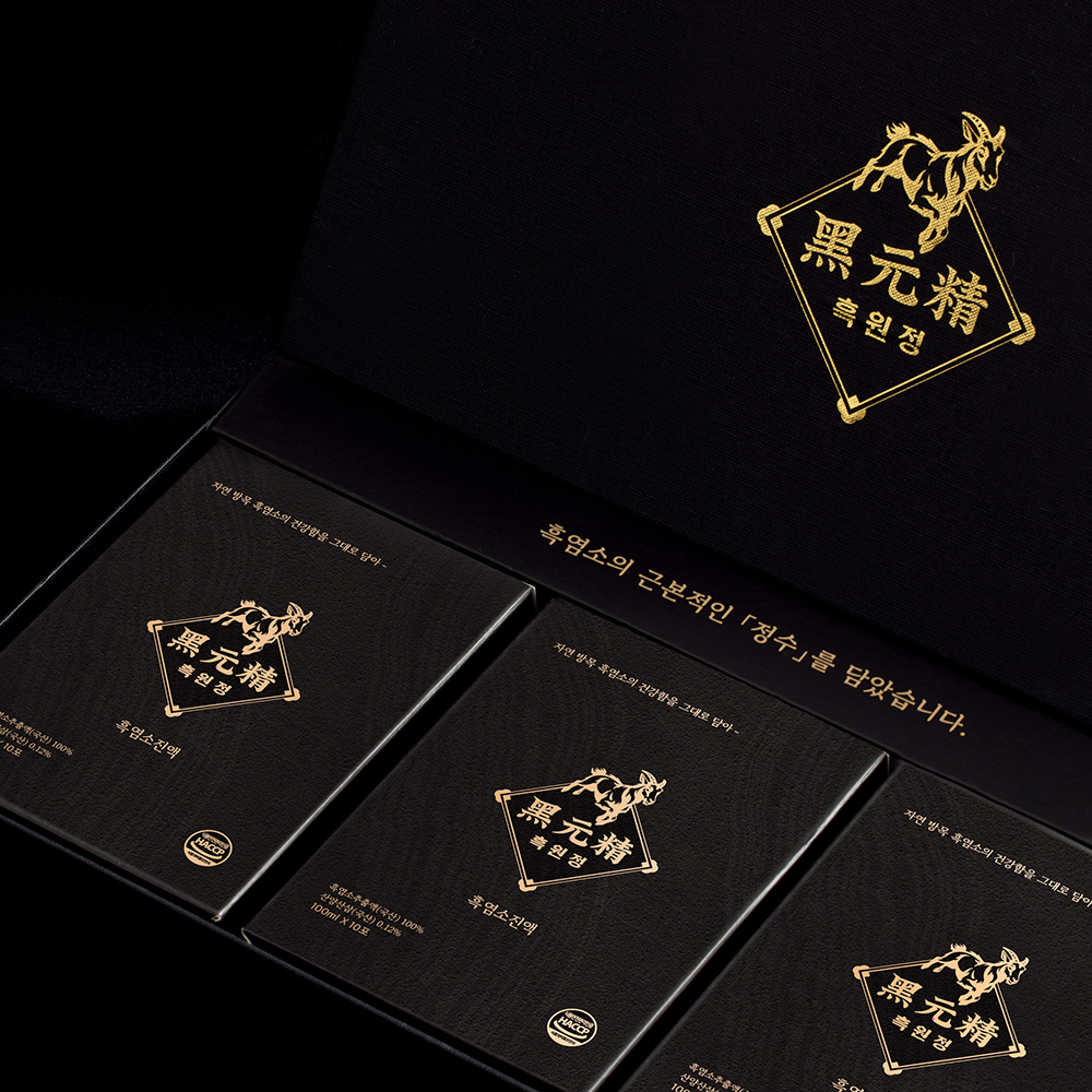 국산 토종 흑염소 진액 즙 액기스 흑원정 파워팩 (100ml x 30팩) : 라이프 글로우