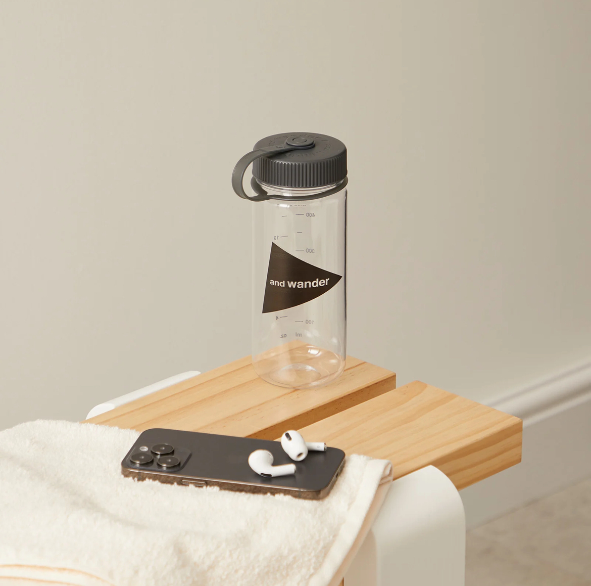 AND WANDER X NALGENE 500ML LOGO BOTTLE Clear 앤드원더 날진 500ml 로고 보틀 클리어 : 달리캠핑샵