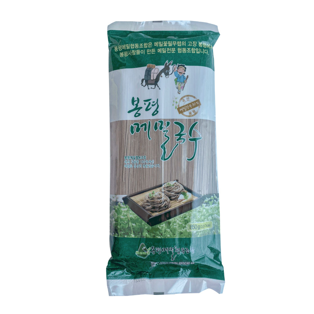 봉평 국산메밀100% 찰진 봉평메밀국수 850g : 강원웨이브