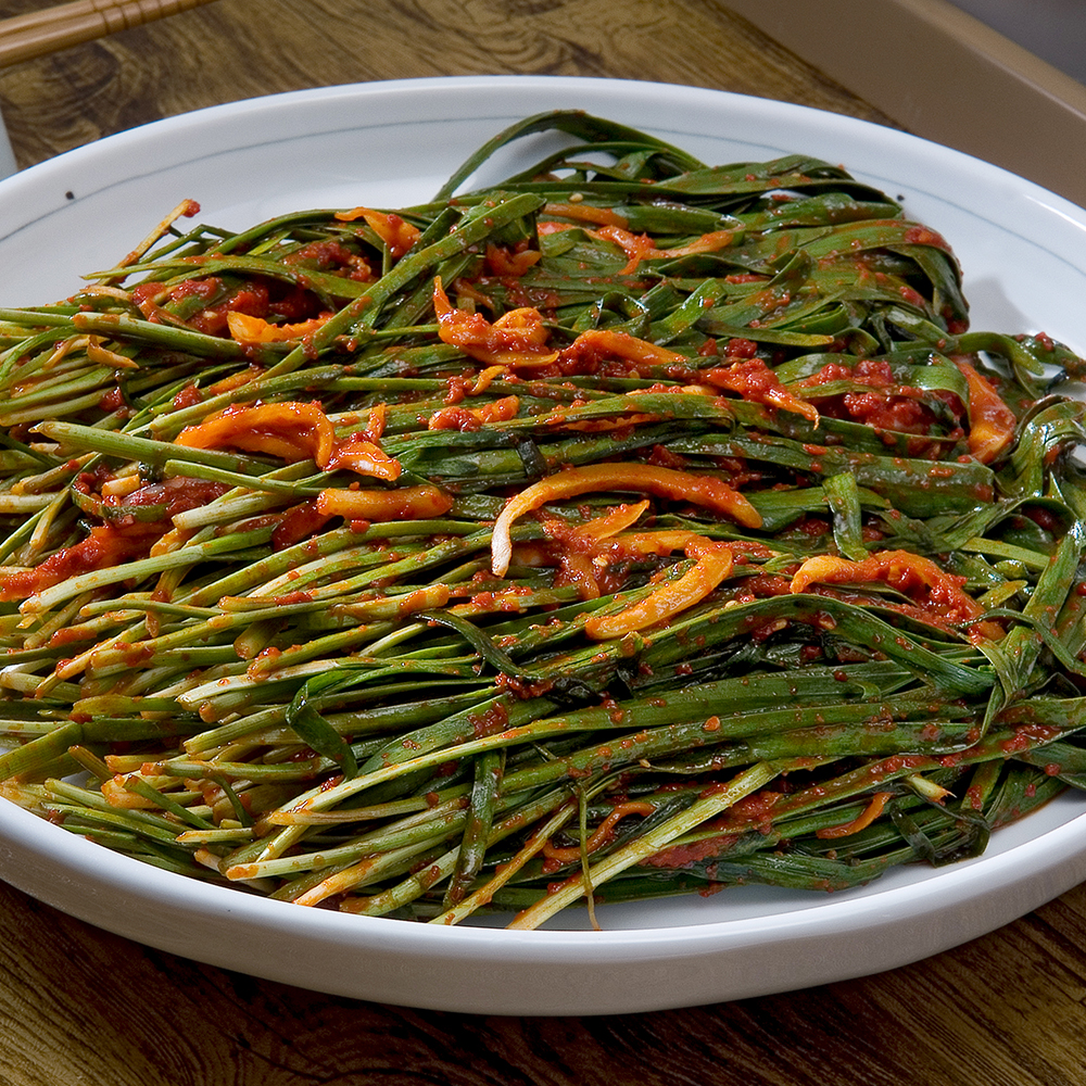참가득 부추김치 450g 경상도 별미 반찬 정구지 주문 맛보기 : freshfarmers