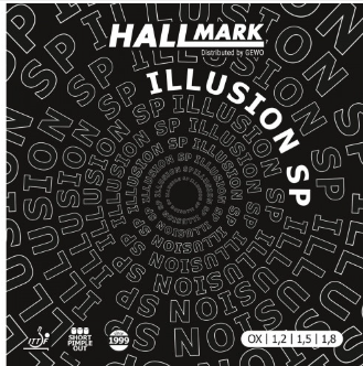 홀마크 HALL MARK ILLUSION-SP 일루젼 에스피 숏핌플 탁구용품 탁구러버 : 라임컴퍼니