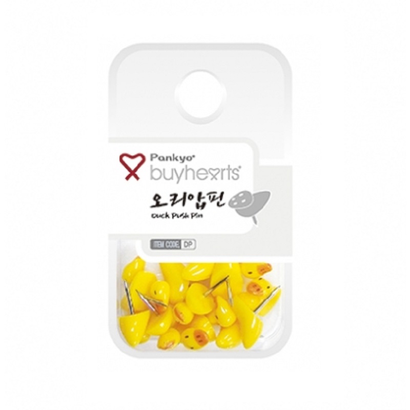 바이하츠 러브 압핀 LV 50개입 메모판 게시판 고정 핀 압정 : 미미카트