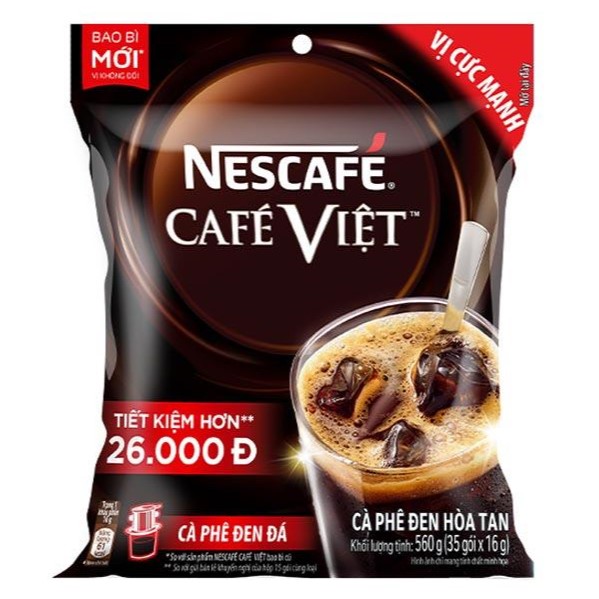 베트남 네스카페 카페비엣 블랙 커피 35개입 Nescafe 560g : LOVE420