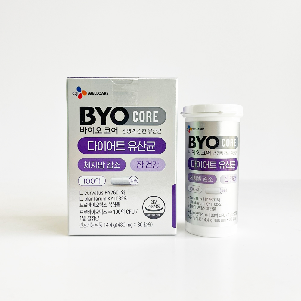 바이오코어 다이어트 유산균 480mg x 30캡슐 1개 : 주식회사 산창비
