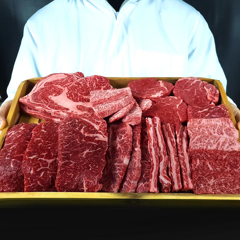국내산 소고기 1등급 육우 모듬구이세트 800g 1kg : 손수팜