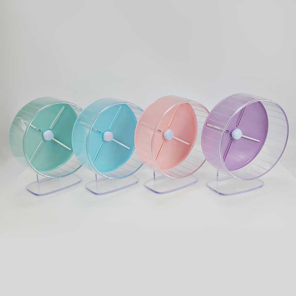 무소음 칼라 쳇바퀴 지름 26cm 햄스터 운동놀이 러닝휠 장난감 JD-26 : 펫잼잼