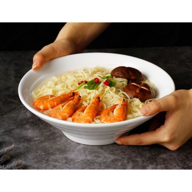 크림 멜라민 면기 라면기 짬뽕 짜장면 그릇 라면 우동 국수 덮밥 : 노스레인