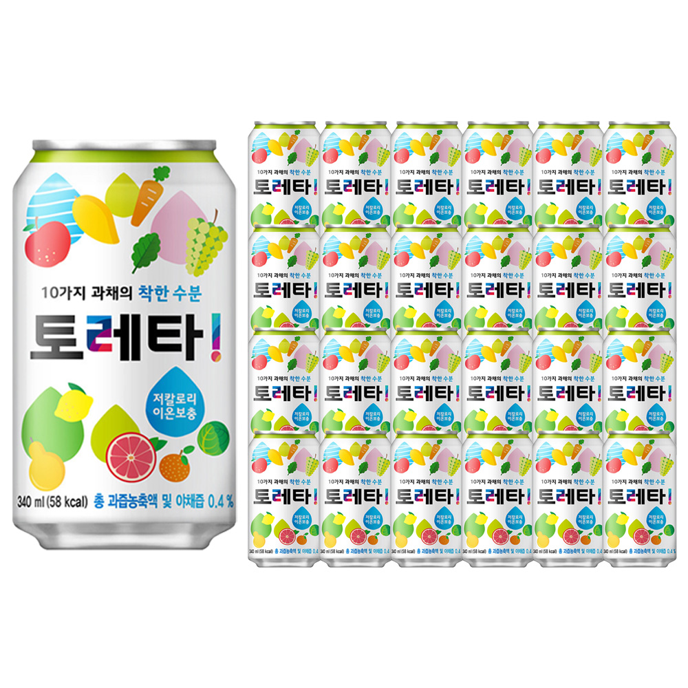 토레타 340ml 24can 이온음료수 : 부산종합유통