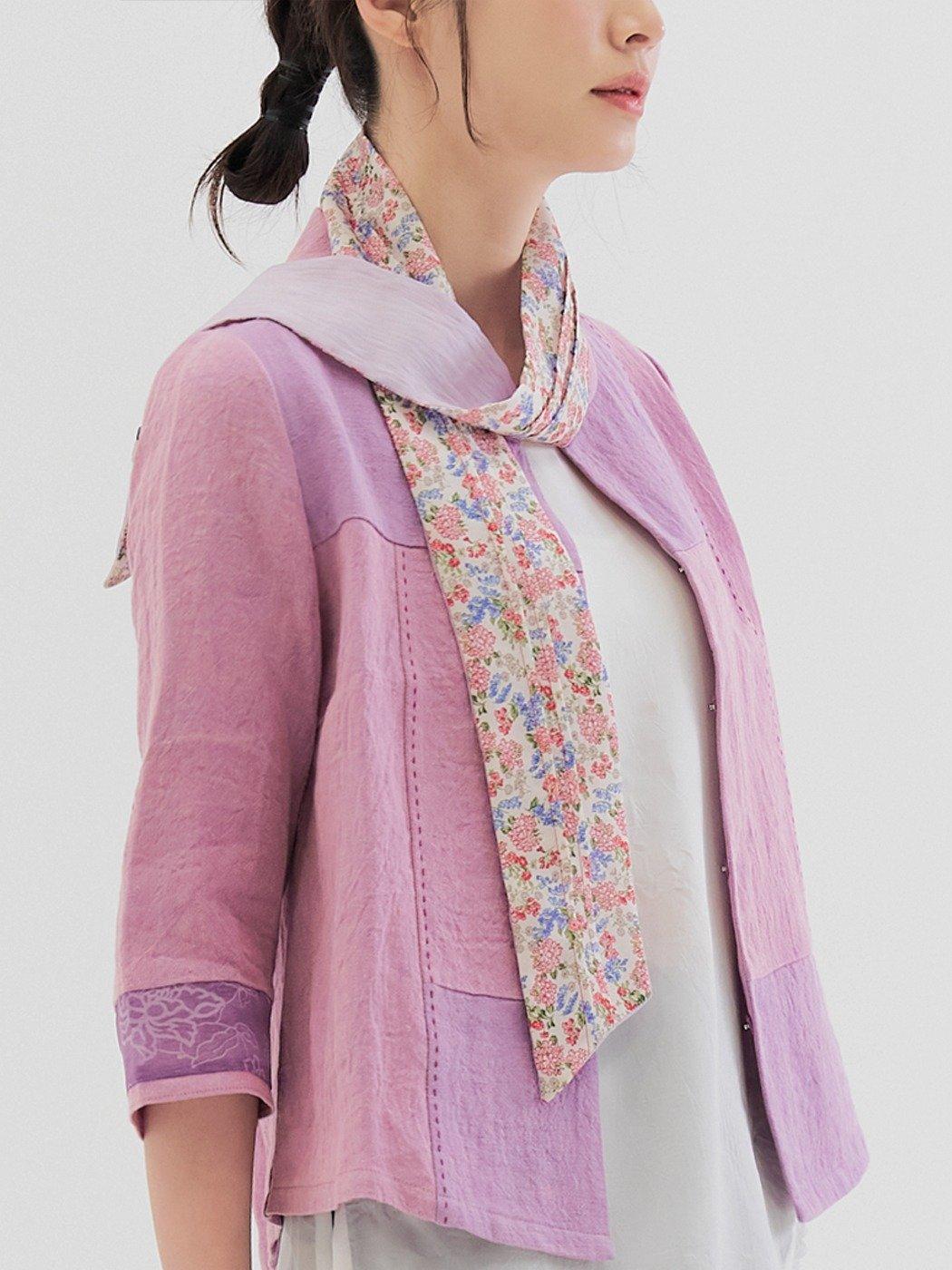 [갤러리아] [돌실나이] 여성 생활한복 핀턱 스카프 KN22M220 : 갤러리아백화점