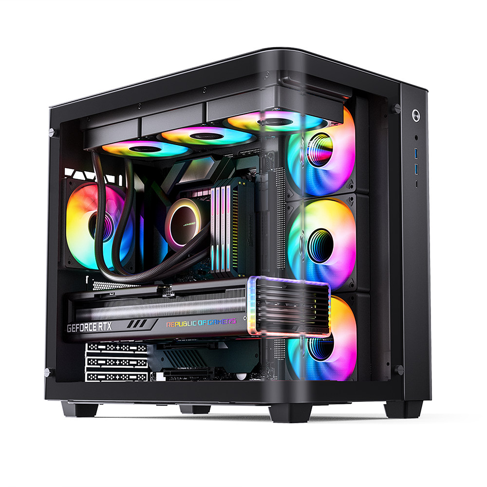 존스보 JONSBO TK-3 BTF 컴퓨터 PC 케이스 (블랙) : 마스터셀러