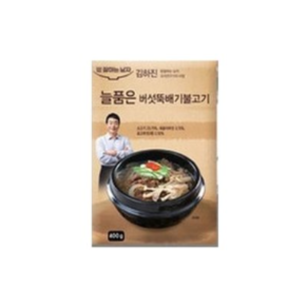 (004) 태종에프디 버섯뚝배기불고기 400g 5개 : 제이몰 스토어