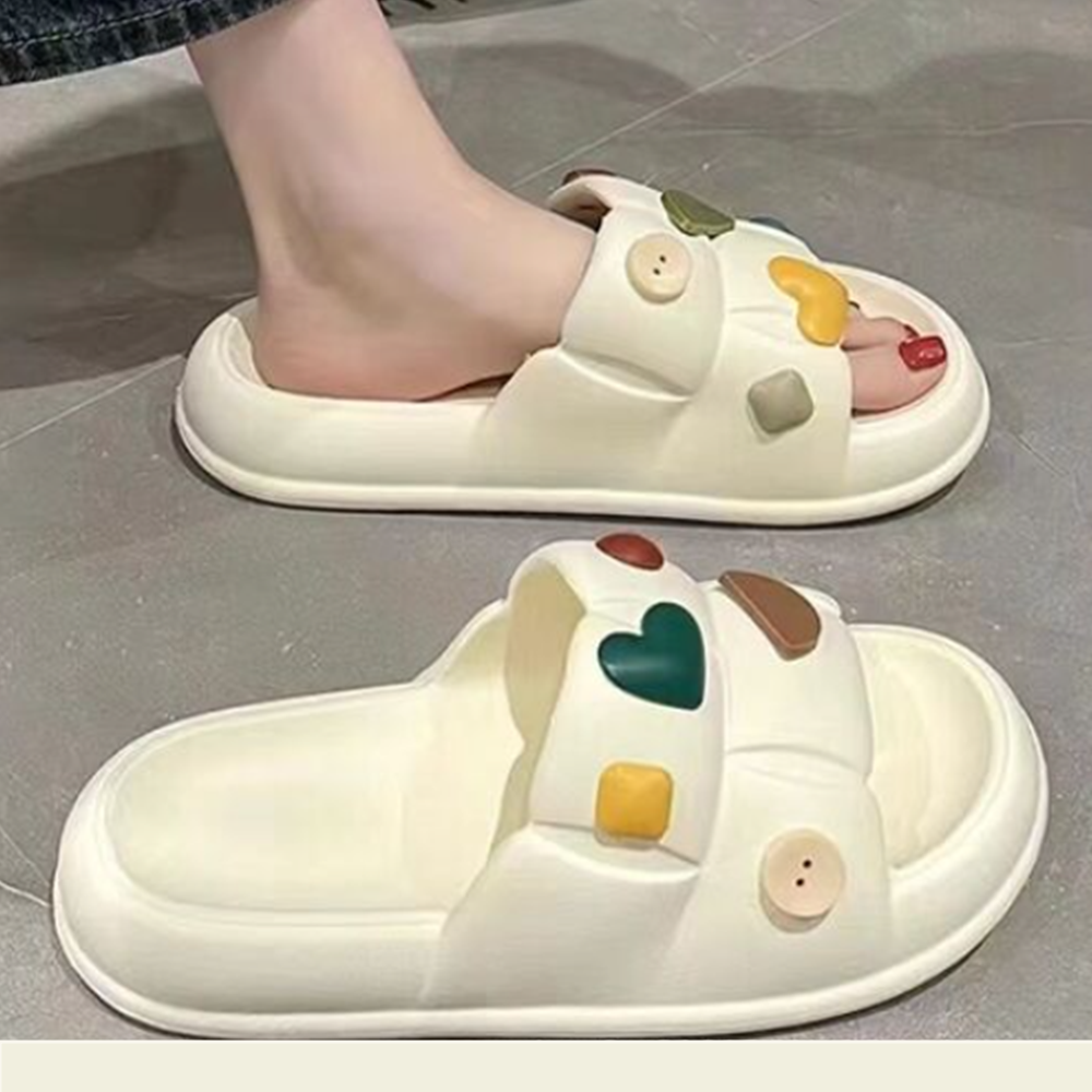발편한 쿠션 러블리 여성 EVA슬리퍼 : 니꼬네꼬