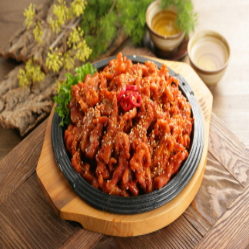 호나 수제 직화 무뼈 불 닭발 매운 양념 술안주 야식 간식 수입산 냉동 250g : 호나쇼핑