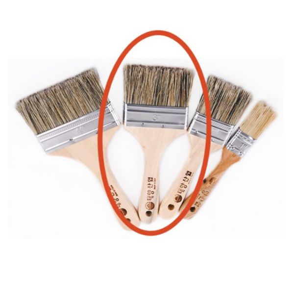 페인트로라 페인트롤러 붓 부자재 도배 용품 페인트 작업공구 정리용 막붓 3인치 태양브러쉬 : 아홉시나무아래